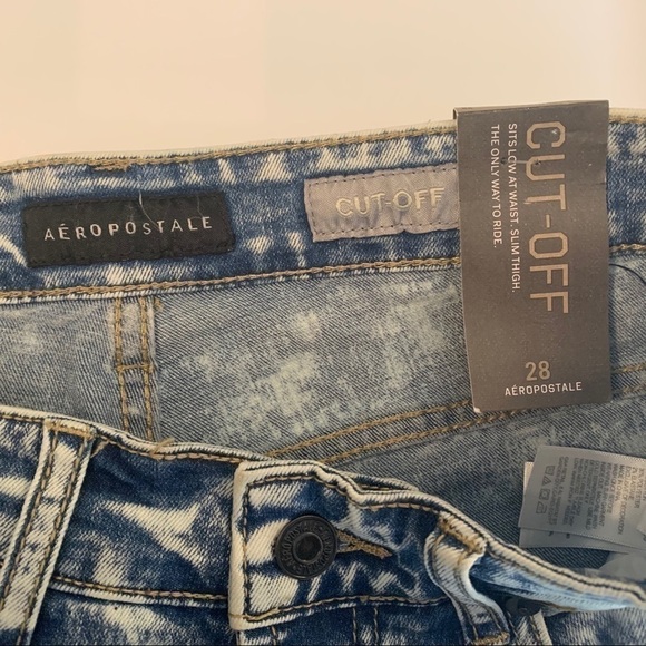 AEROPOSTALE Destroyed Stretch Cut-Off Shorts 28 - Picture 11 of 11